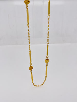 Gold Rope Knot Fancy Chain