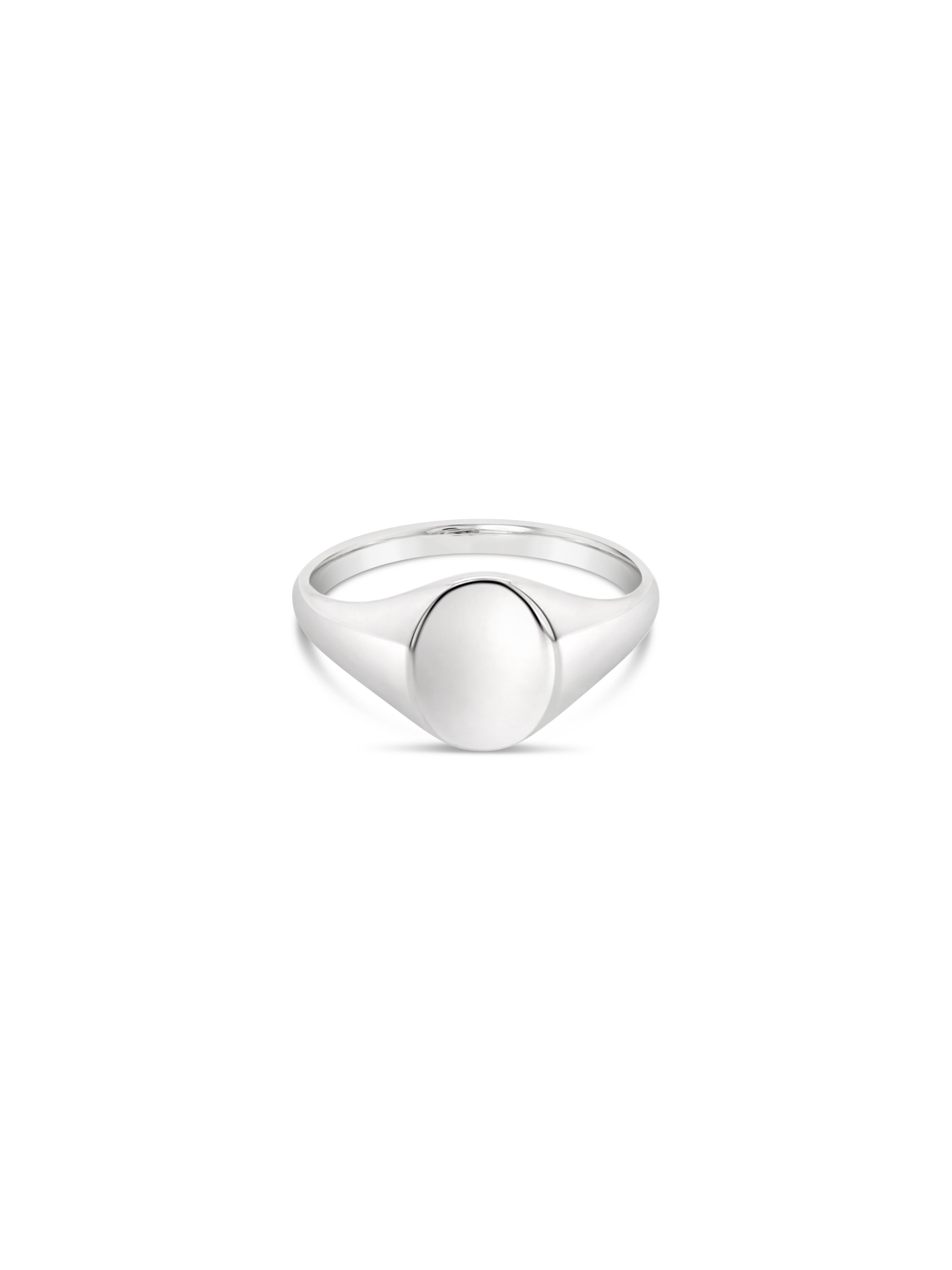 Mini Traditional Oval Signet Ring