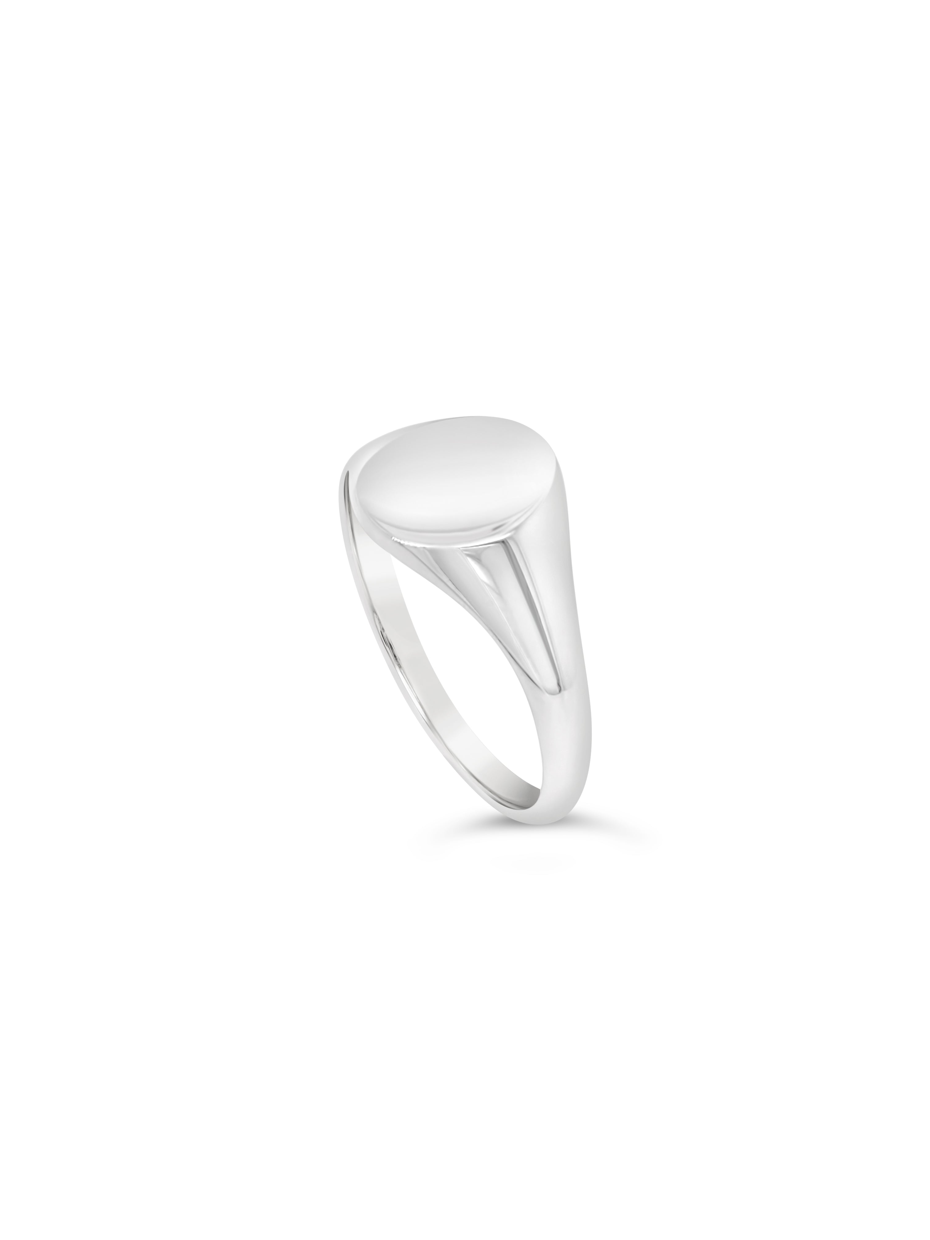 Mini Traditional Oval Signet Ring