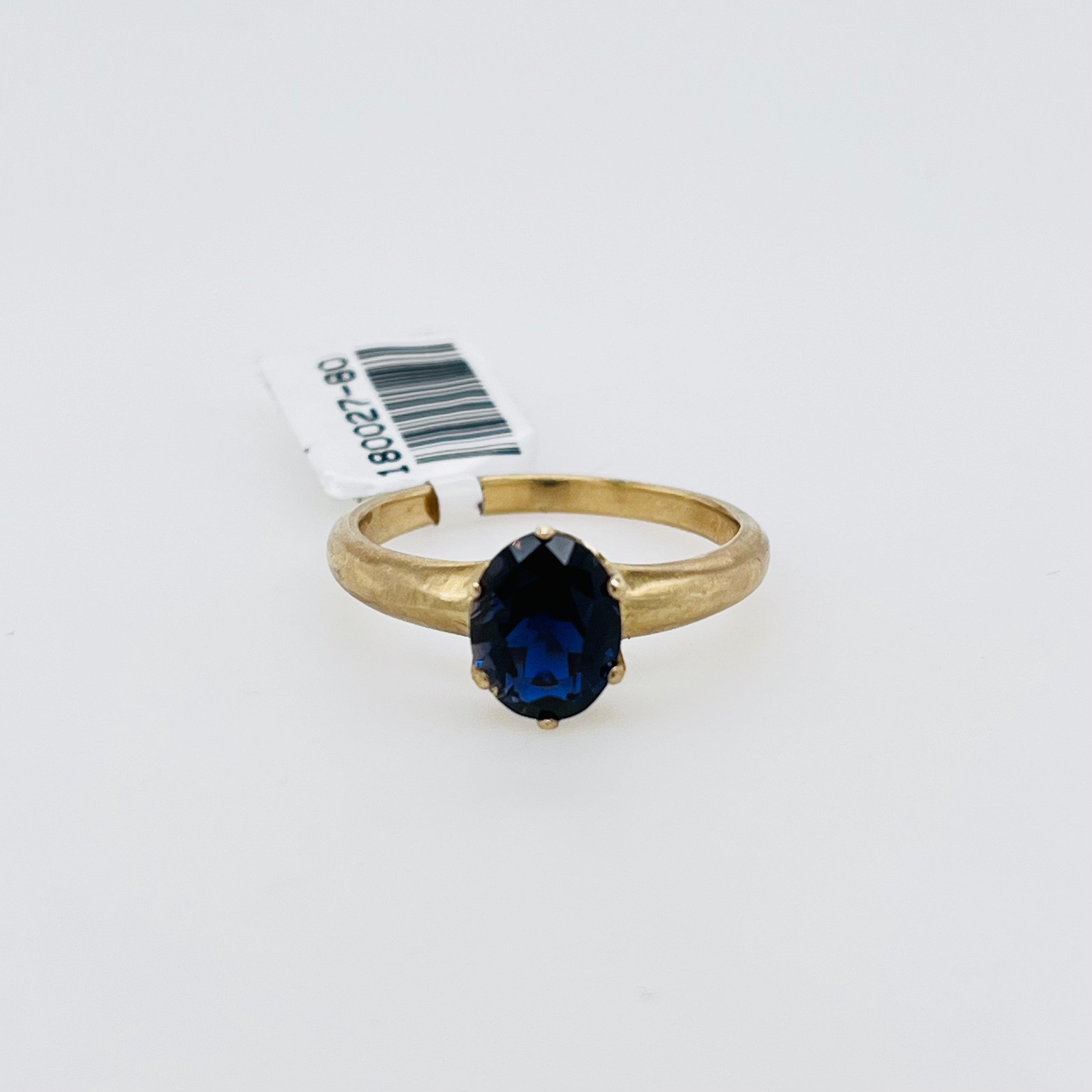 Iolite and Gold Ring