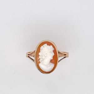 Cameo ring in Rose Gold